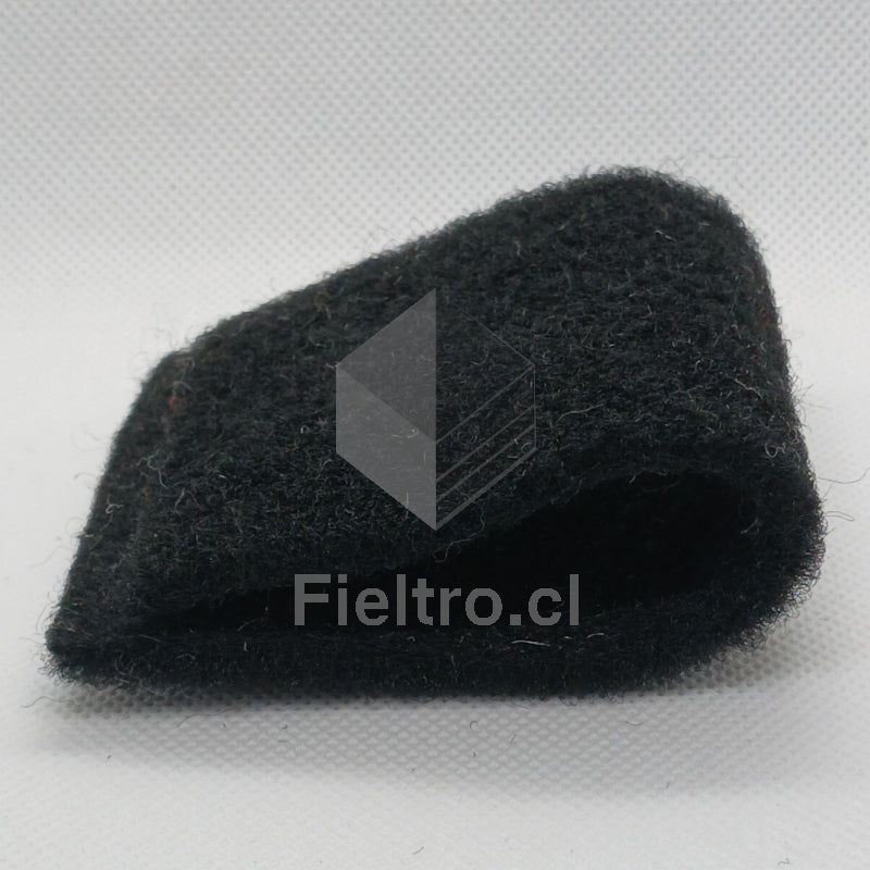 Fieltro Prensado De Poliéster Negro